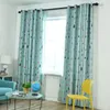 Warm Cute Cartoon Raindrop Blackout Curtain for Living Room Home Decor Kids Window Fabric Bedroom Treatment W220421