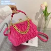 Gros dames cuirs sacs à bandoulière couleur bonbon doux mode sac à main tendance couture sac à carreaux couleur unie en cuir plissé téléphone portable porte-monnaie 5359 #