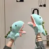 Fünf Finger Handschuhe Mädchen Schülern weich süße Verdickung Dinosaurier Winter warme Fäustlinge