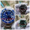 3 звезды Super Factor Watch Ceramic Bezelblue Green Black Sapphire Date Dial 40 мм автоматическое механическое движение 2813 Движение 904L Sapphire Diving Men Watches