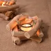 Portacandele Semplice Nordico Naturale Originale Legno Creativo Ramo Candeliere Tazza di incenso Romantico Arredamento per la casa europeo CandelabroCand