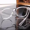Mode solglasögon ramar design kristall klar ram transparent allmän acetat glasögon fyrkantiga ögon spektakel lins falska glasögon
