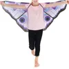 Lenços infantil infantil menino meninas meninas bohemian borboleta impressão xale pashmina acessório de fantasia Take Art Pos Wings Performance Scoakscarves