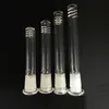 6 Löcher 3 Zoll-6 Zoll 18 mm Stecker auf 14 mm Buchse Glas-Shisha-Teile Zubehör Downstem-Reduzieradapter Diffused Down Stem für Glasbecher-Wasserbong