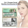 Levantamento de rosto CO2 Oxigênio Máquina Facial Kit Capsugens Gels Acessórios Peças Jato de Skin-levantando-se rejuvenescimento Pequeno cabo de bolha especial Gel