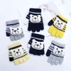 Haaraccessoires unisex kinderen protable jongens meisje winter herfst kinderen handschoenen vol vingers wanten gebreide cartoon bearhair