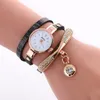손목 시계 유행의 여성 석영 시계 다이아몬드 라운드 얇은 스트랩 브레이슬릿 감시자 시계