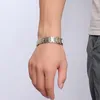Lien Bracelets Chaîne En Acier Bracelet Magnétique Santé Masculine 15mm Or Poignet Bande Hommes Inoxydable Avantages Énergie BraceletLien Raym22