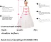 Mädchenkleider Lila 3D-Blumen Tüll Rüschen Pincess Blumenmädchen Ballkleid Mädchen Geburtstag Hochzeit Party Kostüme CustomisedGirl's