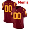 NIK1 gestikte Custom 7 Matt Barkley 9 Juju Smith-Schuster 9 Kedon Slovis USC Trojans College Men Women Youth Jersey