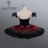 Red Flama Pássaro Variação Competiton Vermelho Preto Pássaro Nutcracker Swan Ballerina Tutu Classic Adulto Kidebt9045a