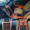 Pour Land Rover Discovery Sport Interior Central Control Panneau Porte de porte Porte de porte Stickers en fibre de carbone Stickers Car Style de voiture Vinyl 207m