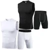 Abbigliamento da palestra Uomo Sport Pantaloncini attillati Pantaloni Gilet Ragazzo Canotta T-shirt senza maniche Canotta a compressione Fitness Allenamento all'aperto Allenamento Ciclismo