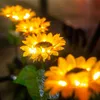 Lucide fiore artificiale girasole pianta lampada solare luci decorative esterne a LED per la decorazione del giardino passerella cortile 10 pezzi