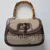 2022 Small Top Handle Bambu Handväskor Axelväskor Brun Canvas 21x16cm Dam Lyx Designer Mini Crossbody Väska Toes Små plånböcker Telefon Flik Hobo Handväska Handväska