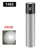 New Mini LED Flashlight USB Rechargable Super Bright 3 Modes COB Torch Waterproof Zoom For Camping Cycling Portable Night Lighting