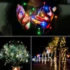 Dizeler LED Peri Dize Işıkları Pil Çalışan Noel Garland Işık Su Geçirmez Flaşör Düğün Pastası Hediyesi Dekorasyon