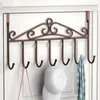 Clothing & Wardrobe Storage Punch-Free Door Rear Hook Rack Wall-Mounted Nail-Free Back Type Hanger Clothes Coat RackClothing