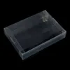 Trasparente trasparente per SNES per N64 Custodia protettiva per scatola di gioco Giochi CIB in plastica PET Protezione per scatole di gioco