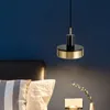 Lámparas colgantes Diseñador nórdico Bar Araña Mármol Moderno Simple Comedor Dormitorio Ventana de noche Decoración Araña de una sola cabeza Pendan