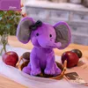 Animaux en peluche de 25cm, jouets en peluche de dessin animé, belles couleurs, poupées éléphant confortables pour bébé, vente en gros, 2022