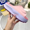 Platform Sandals For Womens Ladies Thick Sole Fashion Designer Slides Slippers Pink White Black pantoufle Soft Summer Outdoor Mules Shoes Peep Toe Loafers