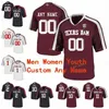 NIK1 NCAA College Jerseys Texas Am Aggies 4 Джеймс Фостер 40 фон Миллер 55 Кеньон Грин 88 Baylor Cupp 16 Chase Lane Custom Football