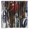 Duschvorhänge 180x180 cm Death Lepra Badezimmer wasserdichtes Polyester Vorhang Mould Prob Bad Accessoire