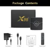 X98 PLUS TV Box Android 11.0 Amlogic S905W2 prend en charge AV1 2.4G 5G WiFi BT lecteur multimédia décodeurs