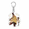 Klapetyki klęski Man D Gray-Man Key Chain Kobiet Pierścień akrylowy dla spodni Cute Kids Holder Anime Biżuteria Brelokkeychains Fier22