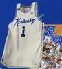 Maglia da basket NCAA Kentucky Wildcats cucita stile personalizzato 31 Kellan Grady 34 Oscar Tshiebwe 11 Dontaie Allen 55 Lance Ware Bryce Hopkins Kareem Watkins Maglie