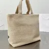 Sacs à main d'été Sac à main de marque de mode Designer lettre sac fourre-tout en paille sac à bandoulière tissé pour femmes plage luxe seaux messager Art Lady fourre-tout grande capacité rotin