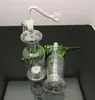 Partihandel Rökningshoppor Tillbehör Glas Bongs Oljebrännare Vattenrör levereras slumpmässigt L-0125