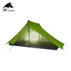 3F UL Gear Lanshan 2 Pro 2 Person Outdoor Ultralight Camping Tent 3 sezon profesjonalny 20d nylon oba strony krzem 220606