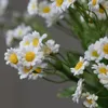 Dekorativa blommor kransar 30-huvud Silk Daisy Flower Artificial Plants Chamomile Bouquet Home Decor Diy Supplies Wedding Party Garden Po P P