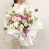 Coreano fai da te fiore avvolgimento maglia regalo materiale da imballaggio bouquet fiorista forniture carta kraft decorazione di nozze 50 cm * 5 yard 220328