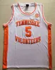 SJ98 Tennessee Volontaires Jersey de basket-ball 23 Bowden 35 Yves Pons 1 Lamonte Turner 10 John Fulkerson 2 Grant Williams Admiral Schofield tout