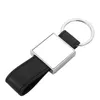 Sublimatie Blanco Keychain Arts Leather Keychains Bag Diy Pendant accessoires