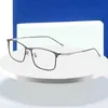 Modne okulary przeciwsłoneczne Ramki Pojazd Klasyczne okulary w stylu biznesowym do męskiego pełnego obręczy metalowe okulary krótkowzroczne spektaklefash