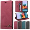 Anti-Diebstahl-Ledertaschen für Redmi Note 10 9 8 7 Pro 10S 9S 8T Redmi 10 9A 9C 8A 7A Mi POCO M3 M4 Pro F3 X3 NFC Telefonabdeckung Fall