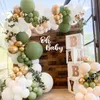 Party Decoration Chrome Gold Champagne Balloon Baby Shower Garland Arch Birthday Decor Kids to Be Bride Boho Wedding BalloonParty