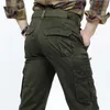 Men's Pants Fashion Military Cargo Men Casual Straight Trousers Leg Pocket Loose Baggy Streetwear Plus Size ClothingMen's Drak22