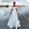 2022 Vestidos De Novia Vestido de noiva sereia ombro a ombro destacável Vestidos de noiva trem