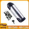 Batterie Lithium-Ion 36v 13ah 14Ah 15Ah 17.5Ah 48V 10.5ah 12Ah bouteille d'eau vélo électrique akku batterie Rechargeable