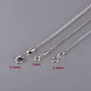 Kedjor True Silver Popcorn Halsband Män kvinnor S925 Sterling Corn Girls Thai Long Chain Pendant Jewelrychains