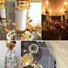 Lampe de table en cristal de luxe salon moderne chambre lampe de chevet mode décor d'hôtel lampe de bureau