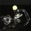 Heady Quartz Banger 2mm Thick Smoking Accessories 90 Degree Beveled Edge 14mm Male Joint With Spinner Ruby Pearlss Blender Spin Nail glass nectar