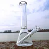 10 pollici di bong di vetro grande bong bong bong 9mm 7 mm muro di vetro con tubi per acqua super pesanti con ciotola di vetro articolare maschile da 14,4 mm