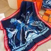Mode franska 90 cm fyrkantig halsduk designer sommar siden halsduk för män kvinnor kust strand skugga sjal turban hög kvalitet