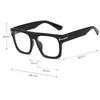 Sunglasses Oversized Square Reading Glasses Unisex Women Men Optical Magnifier Designer Eyeglaases Lesebrille